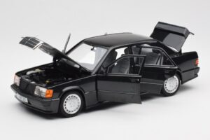 Mercedes 190E 2.3-16 W201 ブラック ディーラー エディション Norev 1:18 B66040663 メタル - 画像 2/8