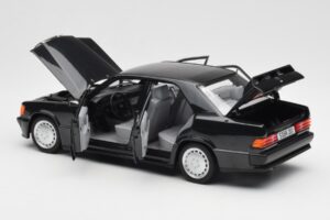 Mercedes 190E 2.3-16 W201 ブラック ディーラー エディション Norev 1:18 B66040663 メタル - 画像 5/8