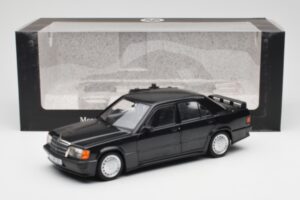 Mercedes 190E 2.3-16 W201 ブラック ディーラー エディション Norev 1:18 B66040663 メタル - 画像 8/8