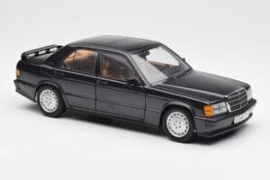 Mercedes 190E 2.3-16 W201 ブルーブラック メタリック AUTOart 1:18 76122 メタル - 画像 6/8