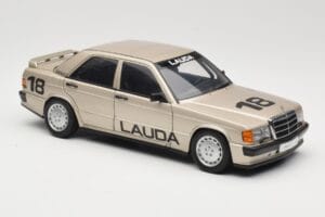 Mercedes 190E 2.3-16 W201 #1 N. Lauda Race of Champions Nurburgring 1984 AUTOart 1:18 88431 メタル - 画像 6/8