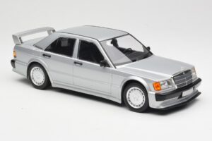 Mercedes 190E 2.5-16 EVO 1 W201 シルバー Minichamps 1:18 155036001 メタル - 画像 4/6