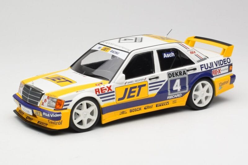 Mercedes 190E 2.5-16 EVO 1 W201 Team MS-Jet #4 R. Asch DTM 1989 Minichamps 1:18 155893604 メタル