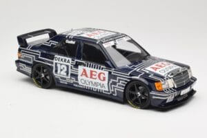 Mercedes 190E 2.5-16 EVO 1 W201 Team Snobeck #12 A. Cudini DTM 1989 Minichamps 1:18 155893612 メタル - 画像 4/6