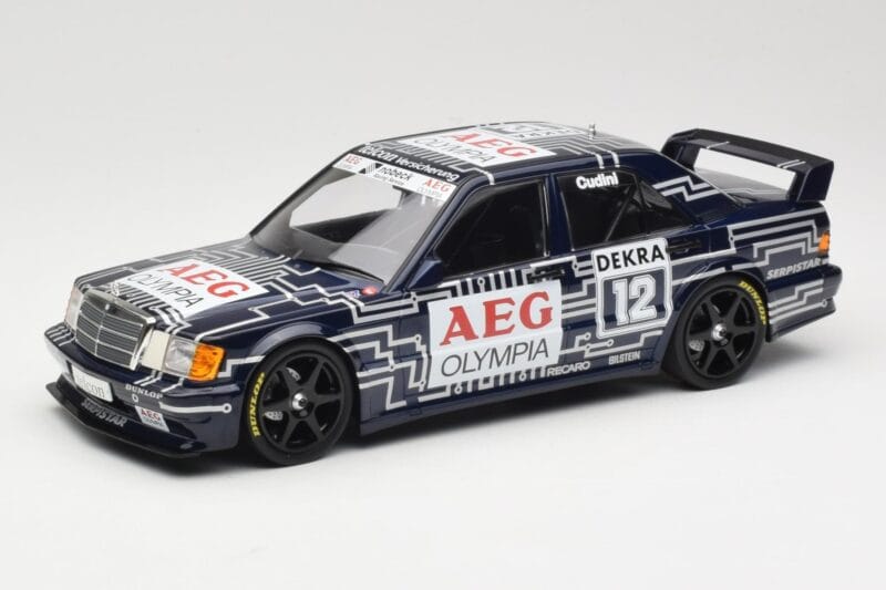 Mercedes 190E 2.5-16 EVO 1 W201 Team Snobeck #12 A. Cudini DTM 1989 Minichamps 1:18 155893612 メタル