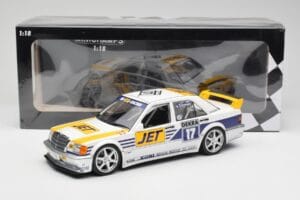 Mercedes 190E 2.5-16 EVO I W201 #17 Team MS-Jet J. van Ommen DTM 1990 Minichamps 1:18 155903617 メタル - 画像 6/6