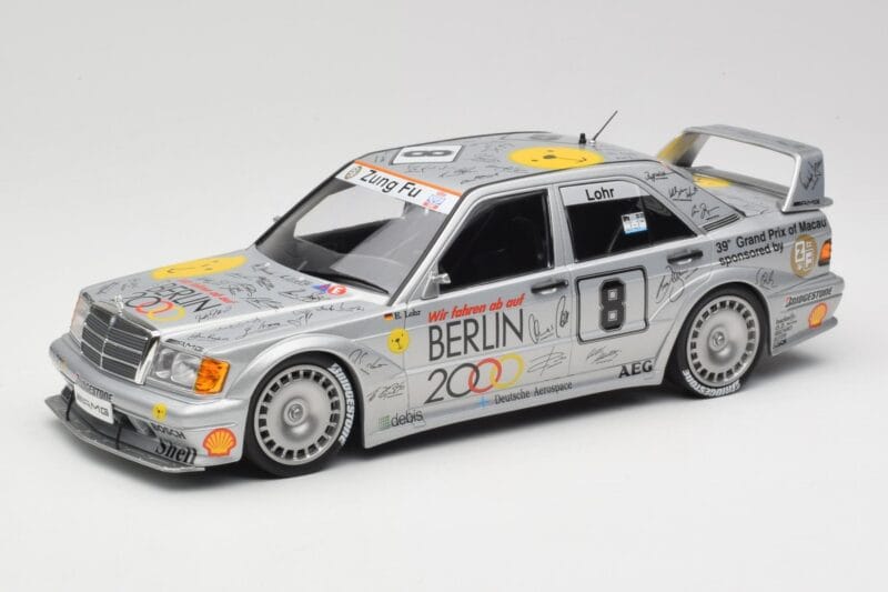Mercedes 190E 2.5-16 EVO II W201 #8 Zung Fu E. Lohr Guia Race Macau 1992 Minichamps 1:18 155923608 メタル
