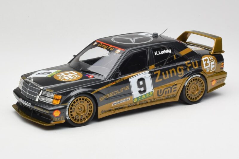 Mercedes 190E 2.5-16 EVO II W201 #9 Zung Fu K. Ludwig Guia Race Macau 1991 Minichamps 1:18 155913609 メタル