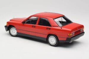 Mercedes 190E W201 レッド Minichamps 1:18 155037000 メタル - 画像 5/6