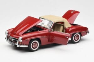 Mercedes 190SL W198 レッド AUTOart 1:18 76116 メタル - 画像 2/8