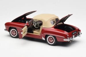 Mercedes 190SL W198 レッド AUTOart 1:18 76116 メタル - 画像 5/8