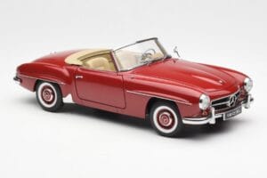 Mercedes 190SL W198 レッド AUTOart 1:18 76116 メタル - 画像 6/8