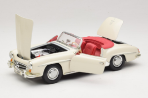 Mercedes 190SL ホワイト Maisto 1:18 50274 メタル - 画像 2/8