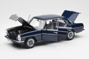 Mercedes 200 W114 ミッドナイト ブルー ディーラー エディション Norev 1:18 B66040694 メタル - 画像 2/8