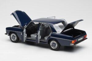 Mercedes 200 W114 ミッドナイト ブルー ディーラー エディション Norev 1:18 B66040694 メタル - 画像 5/8