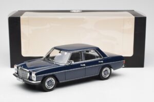 Mercedes 200 W114 ミッドナイト ブルー ディーラー エディション Norev 1:18 B66040694 メタル - 画像 8/8
