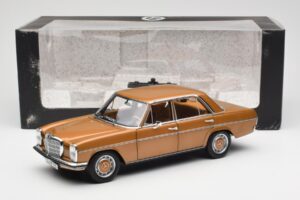 Mercedes 200 W115 バイケーン ゴールド ディーラー エディション Norev 1:18 B66040665 メタル - 画像 8/8