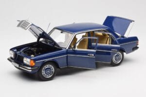 Mercedes 200 W123 サーフブルー Norev 1:18 183710 メタル - 画像 2/8