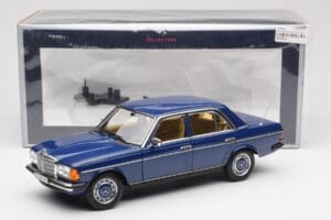 Mercedes 200 W123 サーフブルー Norev 1:18 183710 メタル - 画像 8/8