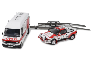 Mercedes 208D + Toyota Celica ST165 Gr.A RAC Safari 1990 Otto 1:18 OT480 レジン - 画像 3/4