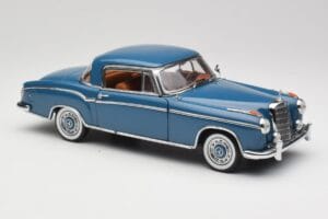 Mercedes 220 SE W128 ブルー Sun Star 1:18 3561 メタル - 画像 6/8