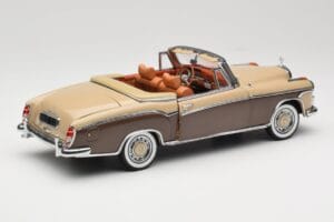 Mercedes 220 SE W128 カブリオレ ブロンズレッド Sun Star 1:18 3572 メタル - 画像 3/8