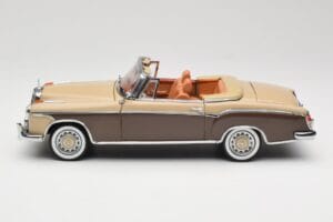 Mercedes 220 SE W128 カブリオレ ブロンズレッド Sun Star 1:18 3572 メタル - 画像 4/8