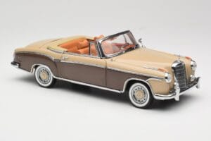 Mercedes 220 SE W128 カブリオレ ブロンズレッド Sun Star 1:18 3572 メタル - 画像 6/8