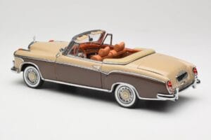 Mercedes 220 SE W128 カブリオレ ブロンズレッド Sun Star 1:18 3572 メタル - 画像 7/8