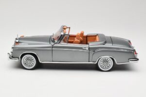 Mercedes 220 SE W128 カブリオレ Grey Metallic Sun Star 1:18 3352-M1 メタル - 画像 4/8
