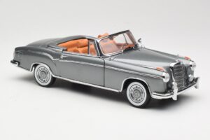 Mercedes 220 SE W128 カブリオレ Grey Metallic Sun Star 1:18 3352-M1 メタル - 画像 6/8