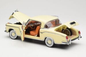Mercedes 220 SE W128 クーペ ベージュ Sun Star 1:18 3562 メタル - 画像 5/8