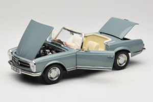 Mercedes 230 SL W113 Horizon Blue Norev 1:18 183992 メタル - 画像 2/9