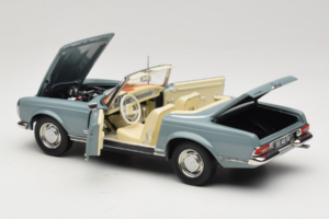 Mercedes 230 SL W113 Horizon Blue Norev 1:18 183992 メタル - 画像 6/9