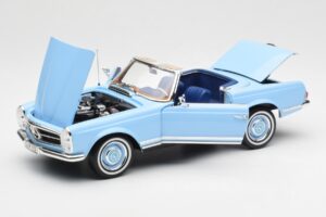 Mercedes 230 SL W113 Pagoda ホライズン ブルー ディーラー エディション Norev 1:18 B66040633 メタル - 画像 2/10