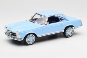Mercedes 230 SL W113 Pagoda ホライズン ブルー ディーラー エディション Norev 1:18 B66040633 メタル - 画像 3/10