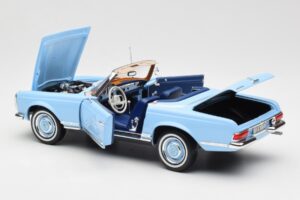 Mercedes 230 SL W113 Pagoda ホライズン ブルー ディーラー エディション Norev 1:18 B66040633 メタル - 画像 7/10