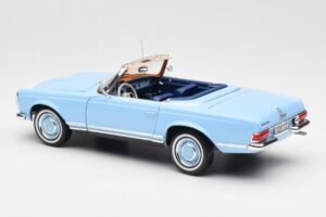 Mercedes 230 SL W113 Pagoda ホライズン ブルー ディーラー エディション Norev 1:18 B66040633 メタル - 画像 9/10