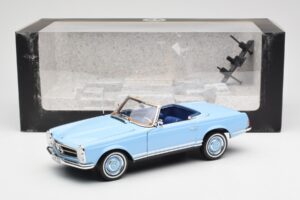 Mercedes 230 SL W113 Pagoda ホライズン ブルー ディーラー エディション Norev 1:18 B66040633 メタル - 画像 10/10