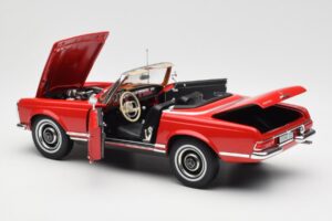 Mercedes 230 SL W113 Pagoda レッド Norev 1:18 B660640596 メタル - 画像 5/8
