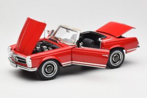 Mercedes 230 SL W113 Pagoda レッド Norev 1:18 B660640596 メタル - 画像 2/8