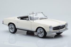 Mercedes 230 SL W113 Pagoda ホワイト 限定版 Norev 1:18 183768 メタル - 画像 7/9