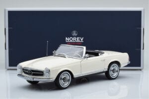 Mercedes 230 SL W113 Pagoda ホワイト 限定版 Norev 1:18 183768 メタル - 画像 9/9