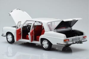 Mercedes 250 SE W108 ホワイト 限定版 Norev 1:18 183763 メタル - 画像 5/8