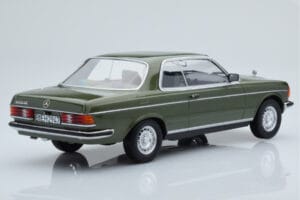 Mercedes 280 CE W123 クーペ グリーン Norev 1:18 183704 メタル - 画像 2/6