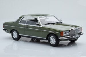Mercedes 280 CE W123 クーペ グリーン Norev 1:18 183704 メタル - 画像 4/6