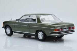 Mercedes 280 CE W123 クーペ グリーン Norev 1:18 183704 メタル - 画像 5/6