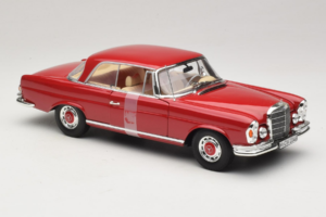 Mercedes 280 SE クーペ レッド Norev 1:18 183527 メタル - 画像 4/6