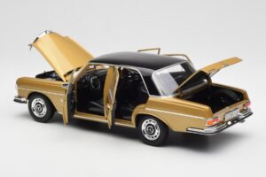 Mercedes 280 SE W108 ベージュ ディーラー エディション Norev 1:18 B66040680 メタル - 画像 5/8