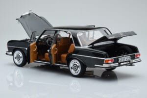 Mercedes 280 SE W108 グリーン Norev 1:18 183935 メタル - 画像 5/8